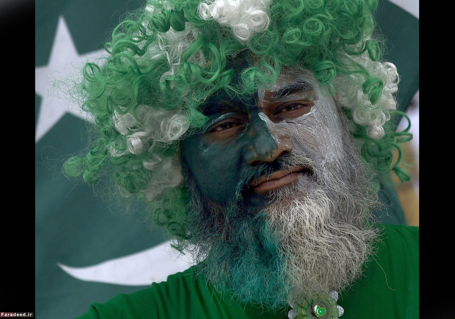 مرد پاکستانی در جشن‌های روز استقلال