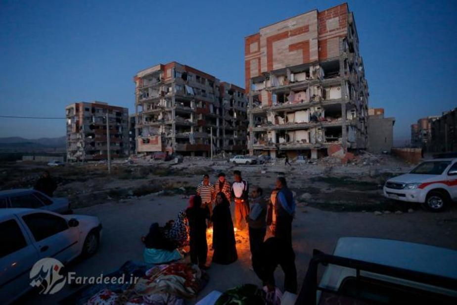 ساکنان سرپل ذهاب پس از زلزله/ ای اف پی