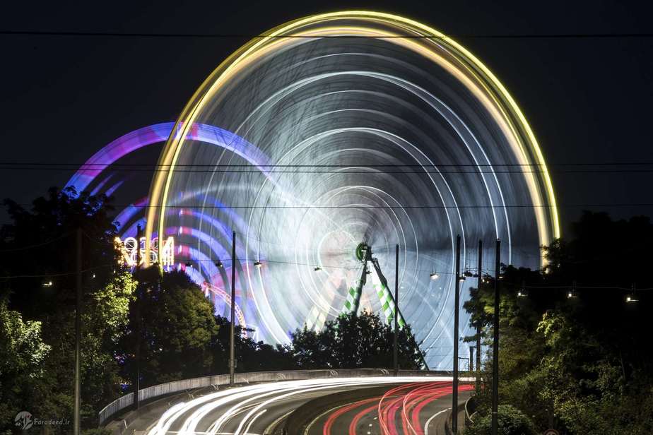 چرخ‌وفلک در دوسلدروف آلمان