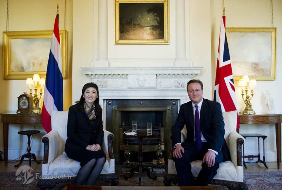 ملاقات شیناواترا با دیوید کامرون نخست وزیر انگلیس در لندن. سال 2012