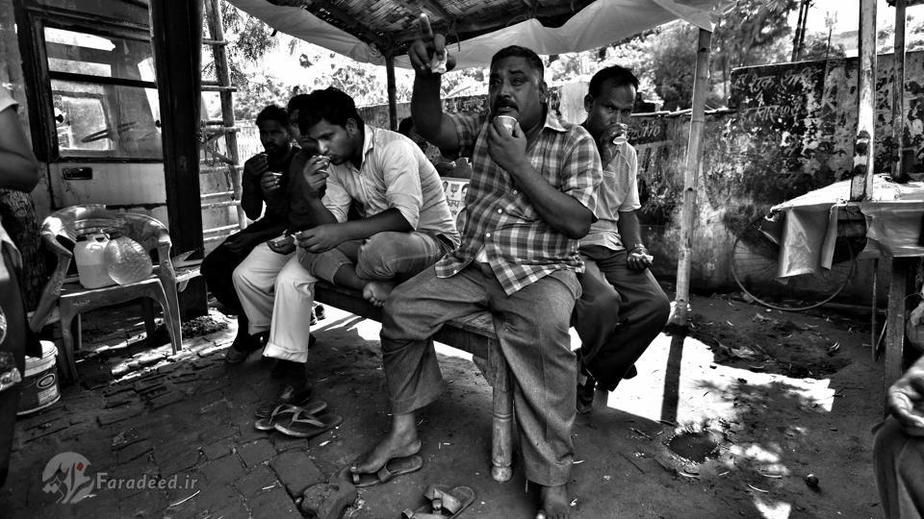 کارگران تخلیه فاضلاب دهلی نو در انتظار کار