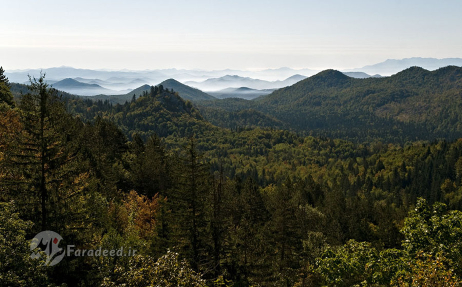 نمایی از کوه‌های 