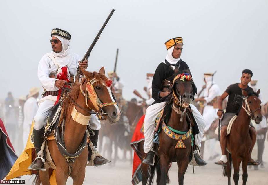 جشنواره اسب‌های نژاد عرب در تونس