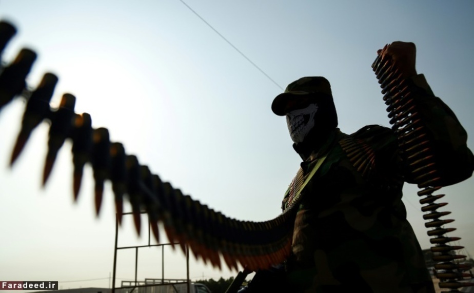 رژه نظامی در شهر نجف