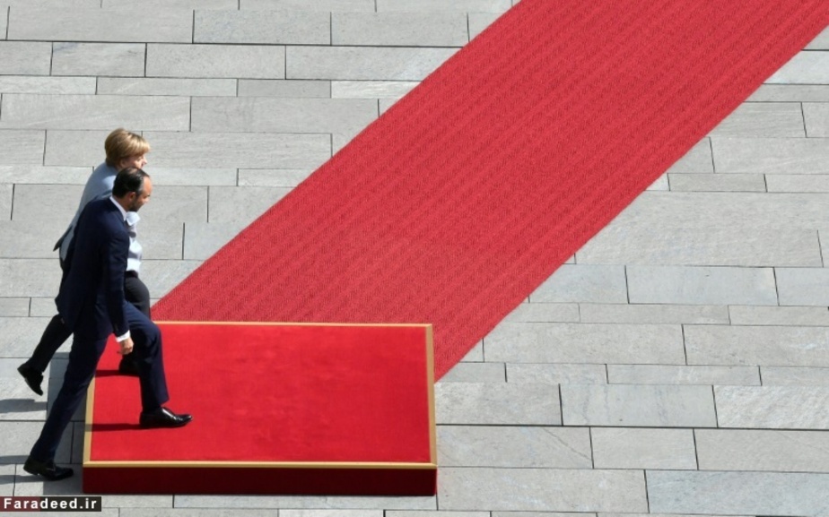 مراسم استقبال از نخست‌وزیر فرانسه در برلین