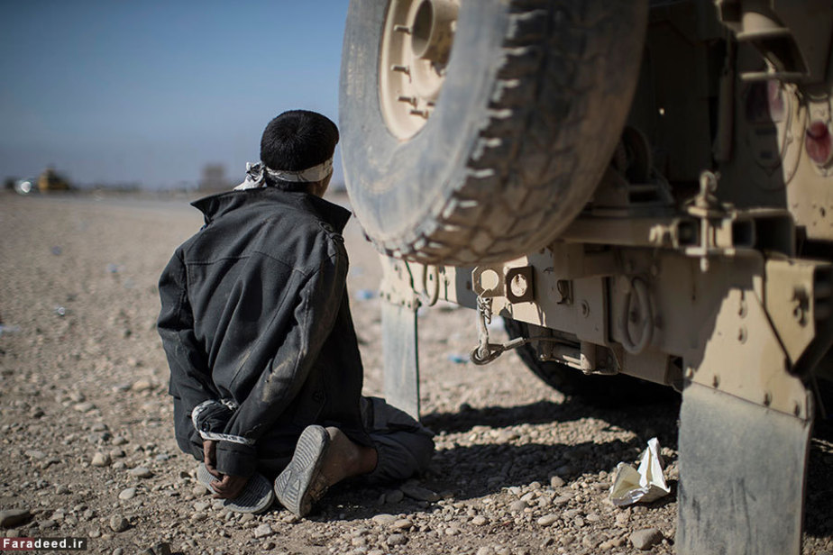 یکی از متهمان همکاری با داعش در ایست بازرسی در شرق موصل