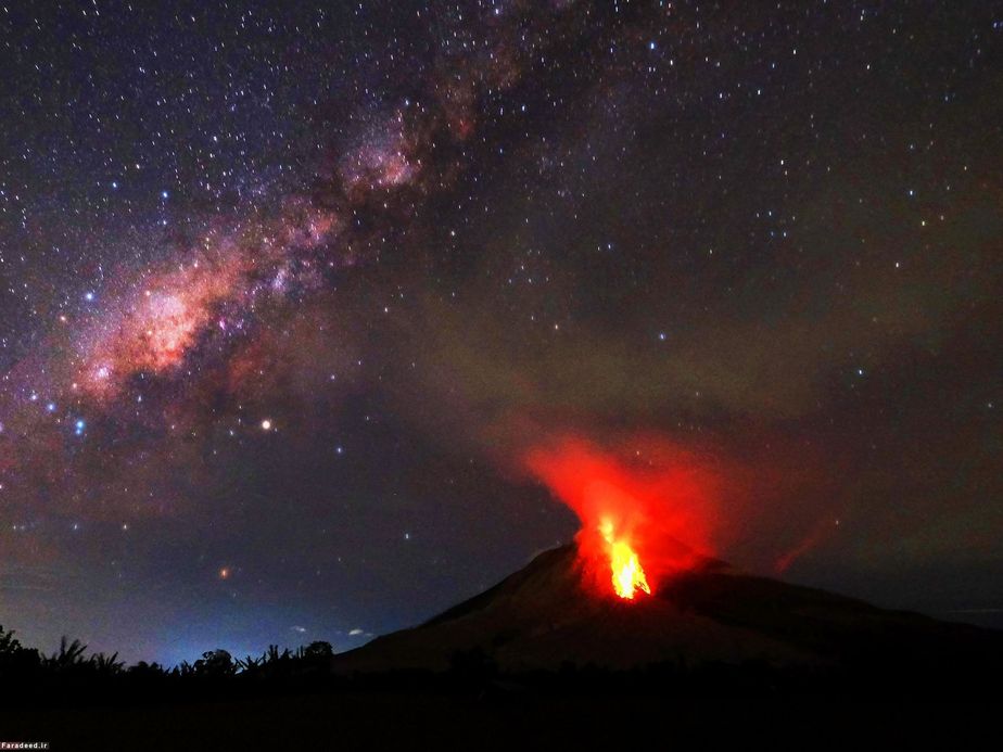 کوه آتشفشان سینابانگ