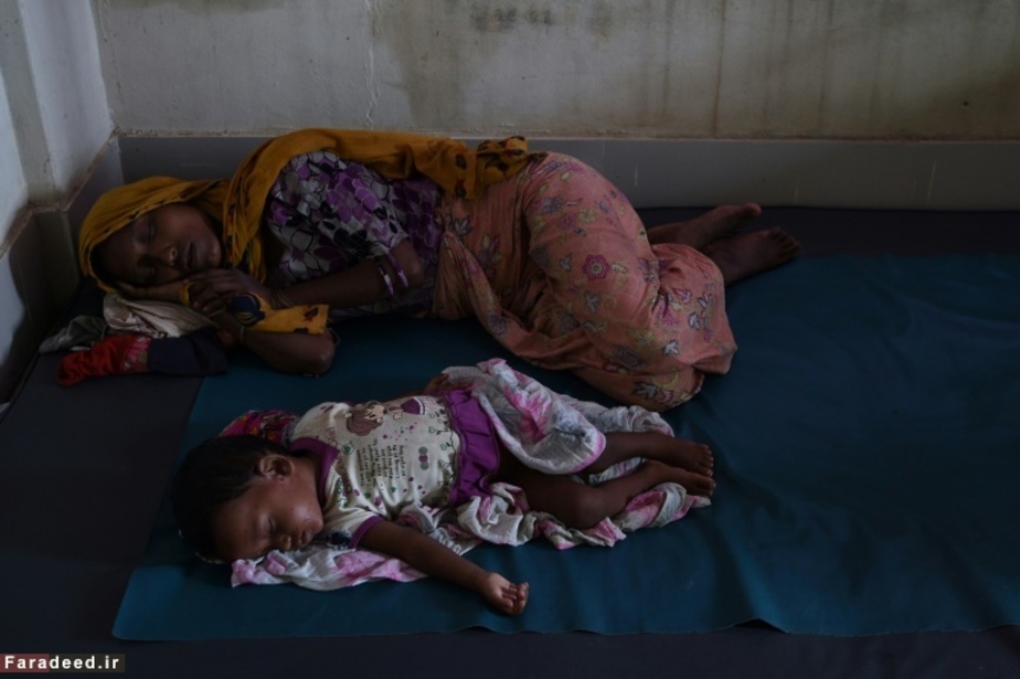 استراحت پناهندگان روهینگیا در بنگلادش