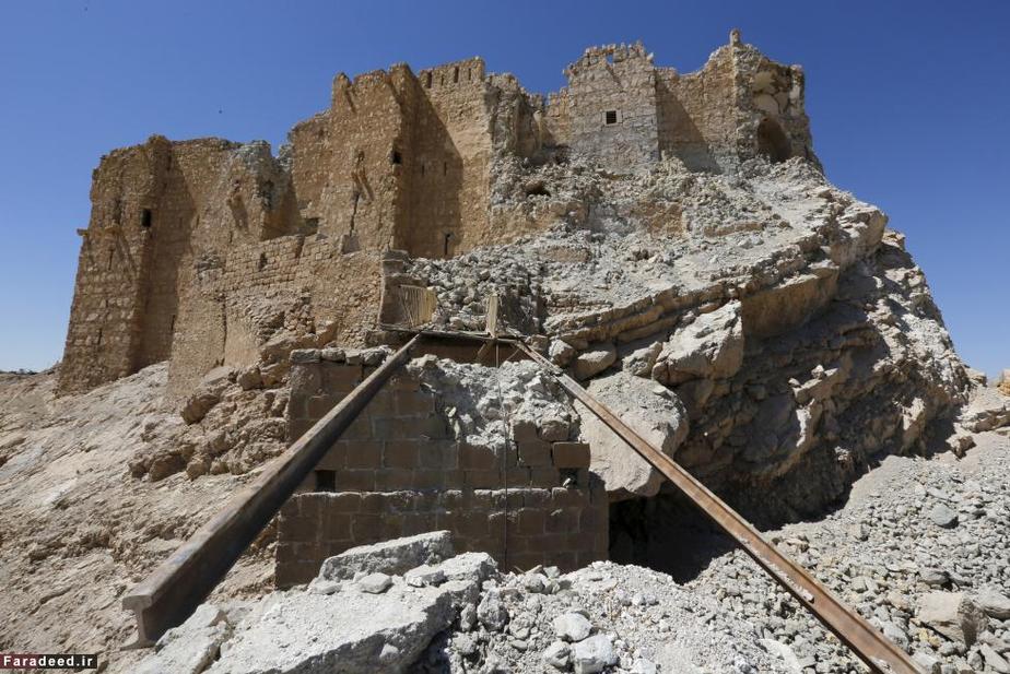 ویرانی دیوار ارگ تاریخی 