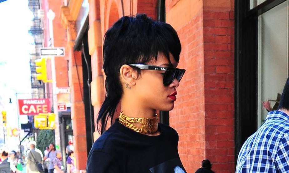 ریحانا این مدل مو را در سال2013 داشت