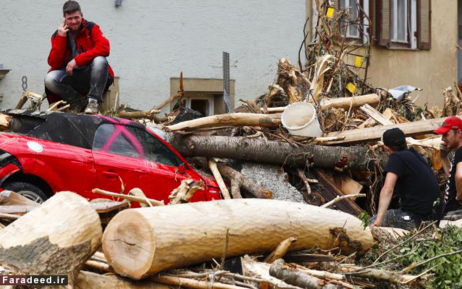 خسارات سیل در در بادن ورتمبرگ آلمان