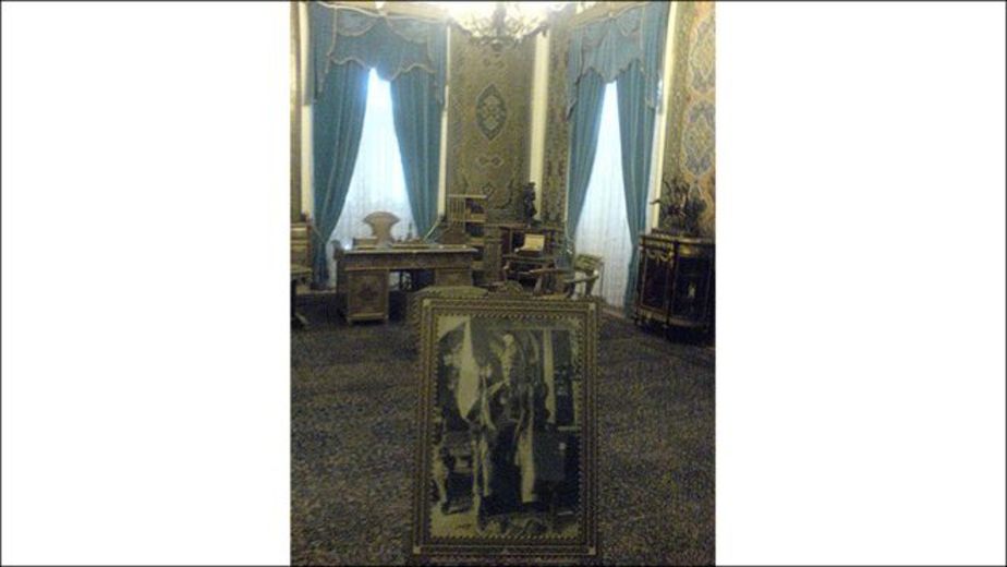 اتاق کار رضاخان در کاخ سبز در سعد آباد