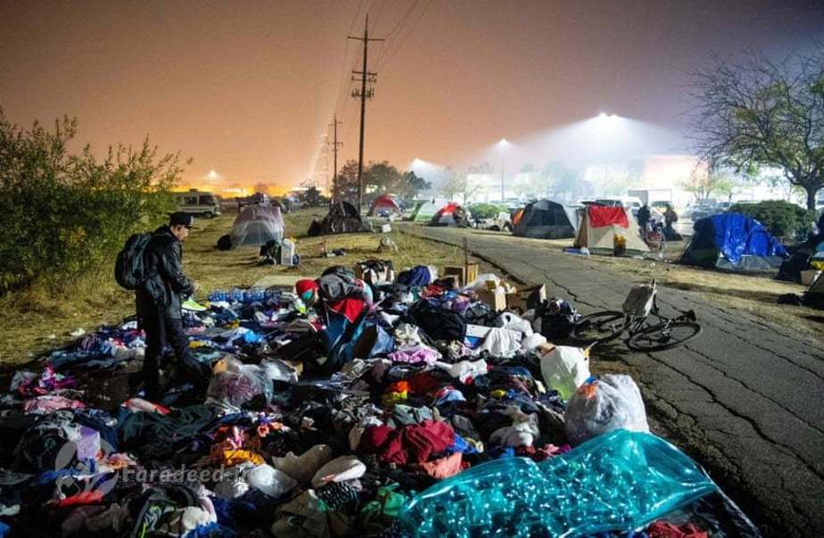 لباس‌هایی که مردم برای بازماندگان آتش‌سوزی در کالیفرنیا جمع کرده‌اند