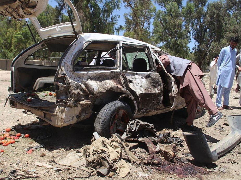 خودروی بمب‌گذاری شده در افغانستان