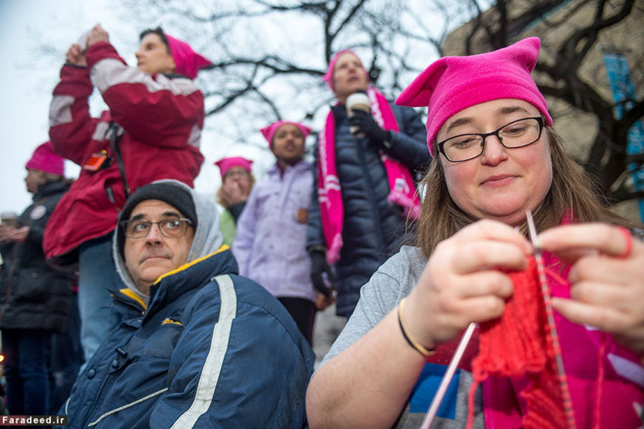 تظاهرت زنان در واشنگتن