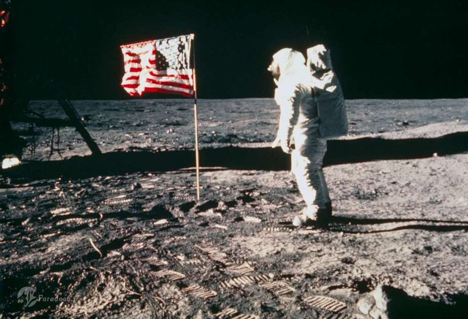 1969- اولین انسان روی ماه تصویری از 