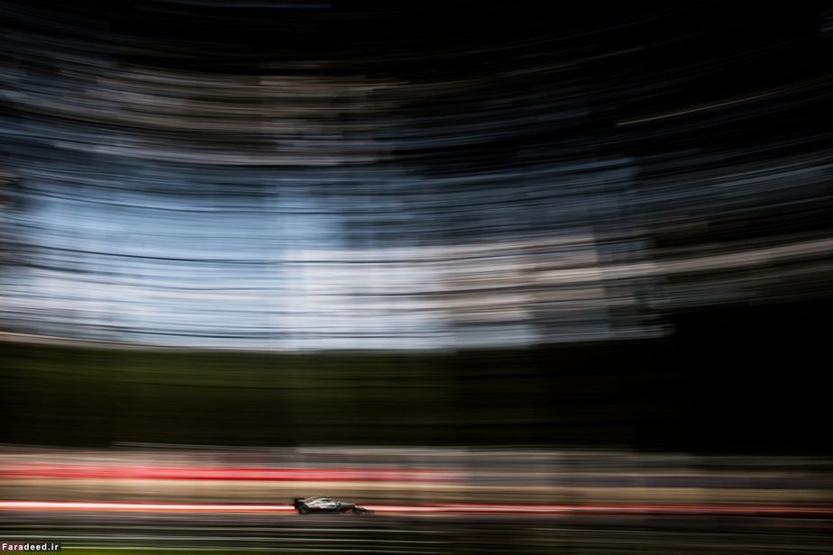 راننده فرمول یک در جلسات مقدماتی مسابقات جایزه بزرگ اتریش