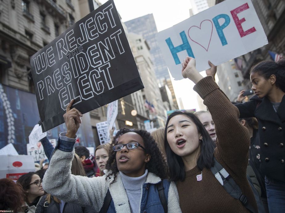 تظاهرات مخالفان ترامپ