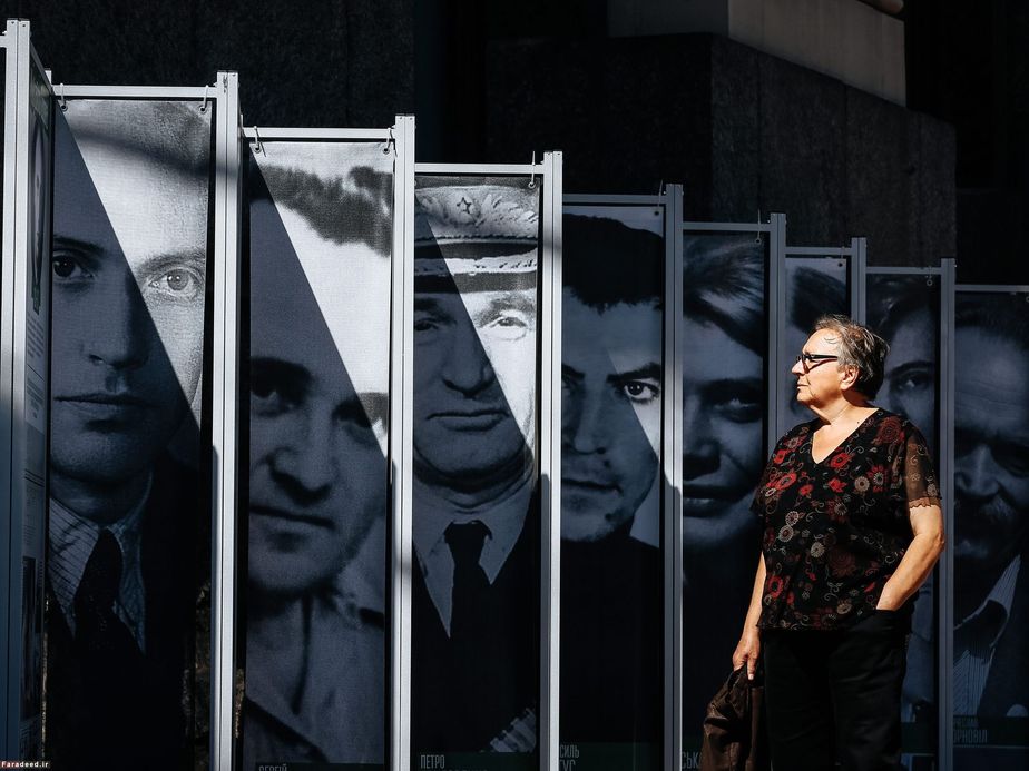 بازدید از نمایشگاه مردم آزادی در اوکراین