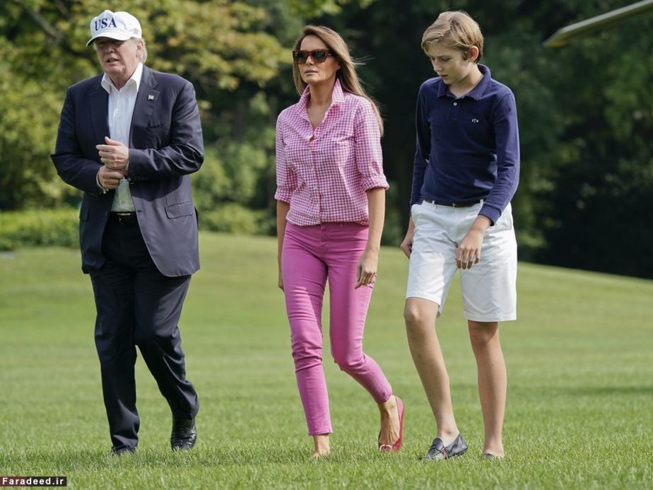 بازگشت خانواده ترامپ از تعطیلات به کاخ سفید