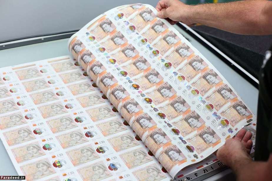 تصویر جین آستین، نویسنده معروف انگلیس روی اسکناس