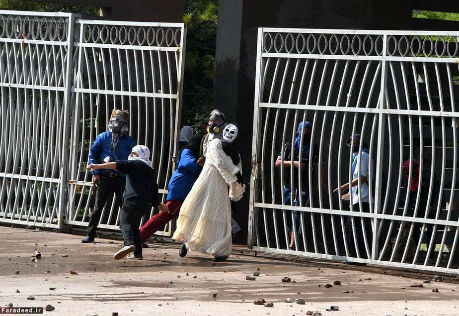 تظاهرات دانشجویان در هندوراس