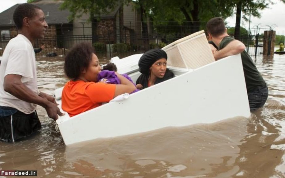 سیل در تگزاس
